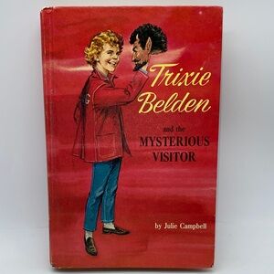 Trixie Belden and the Mysterious Visitor by Julie Campbell Hardcover Vintage